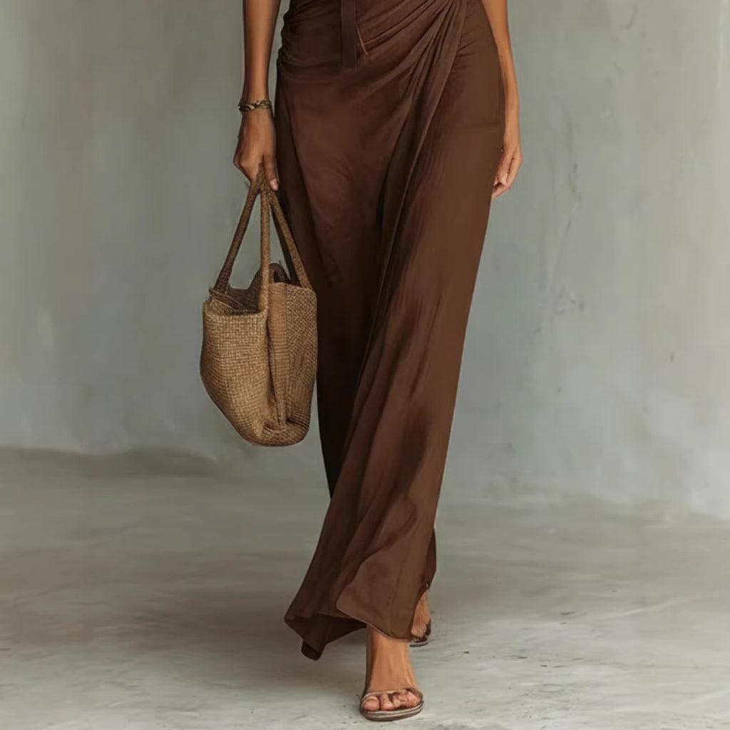 Avelyn Mocha Dress