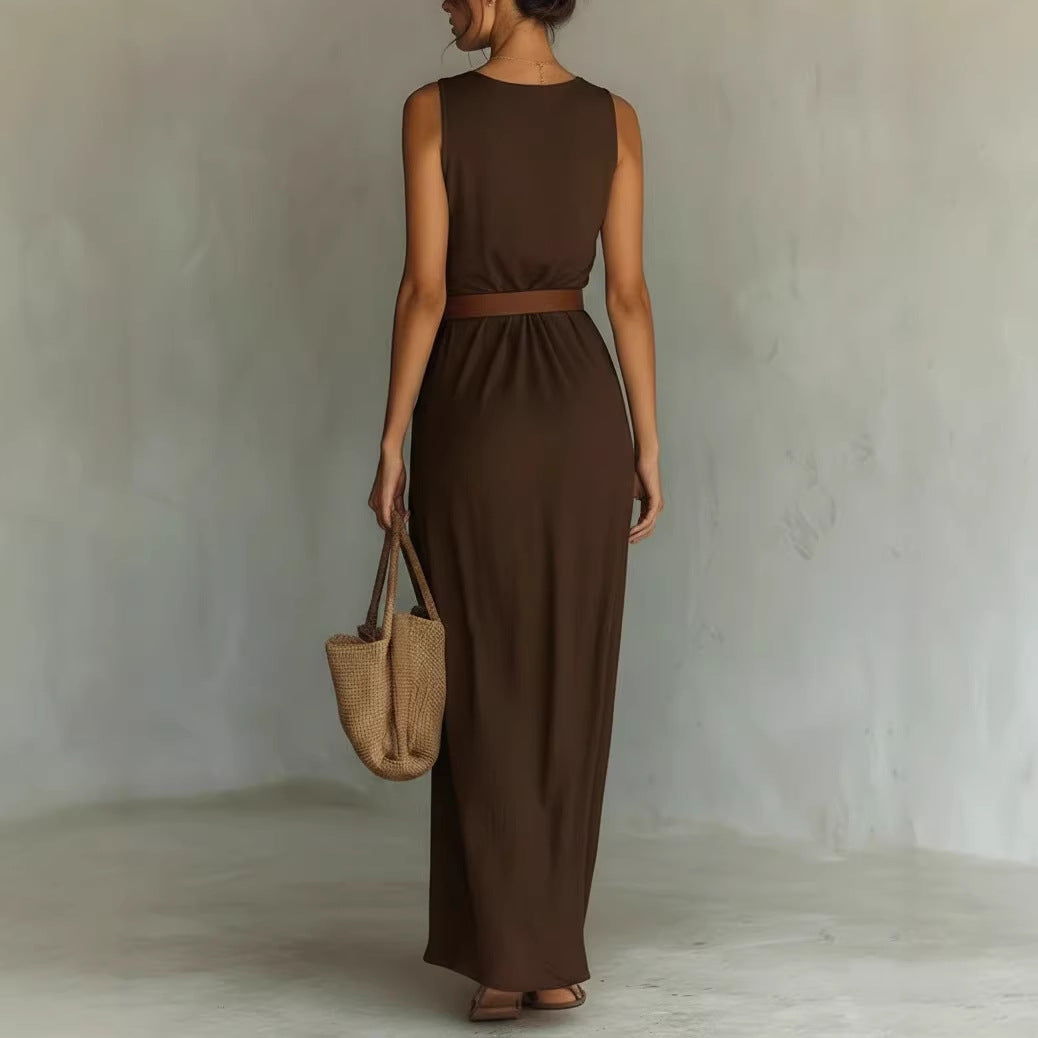Avelyn Mocha Dress