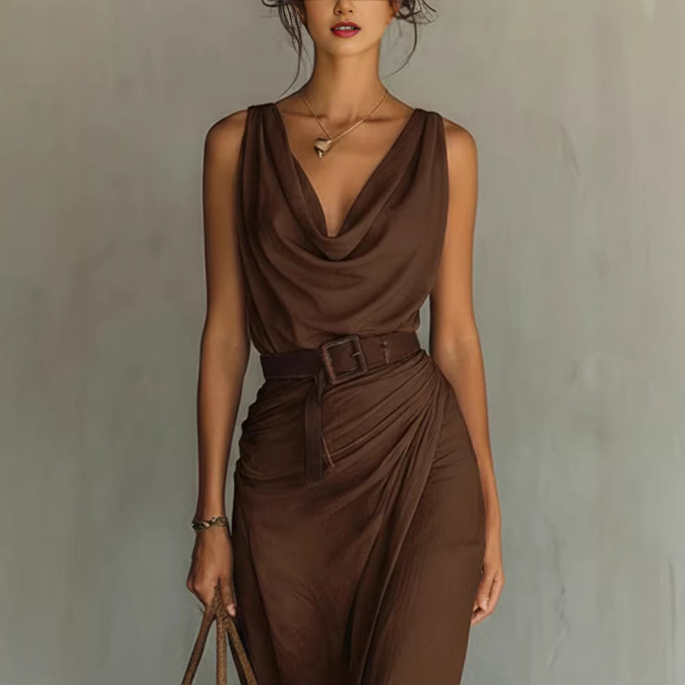 Avelyn Mocha Dress
